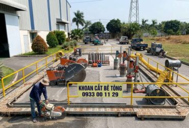 Khoan Cắt Bê Tông KCN Hố Nai – Thi Công Nhanh, Sạch, Đúng Kỹ Thuật