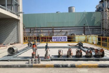Khoan Cắt Bê Tông KCN Sông Mây – Thi Công Nhanh, Sạch, Đúng Kỹ Thuật