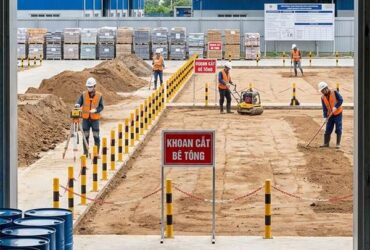 Khoan Cắt Bê Tông Khu Công Nghiệp Gò Dầu – Thi Công Nhà Xưởng, Ít Rung Chấn